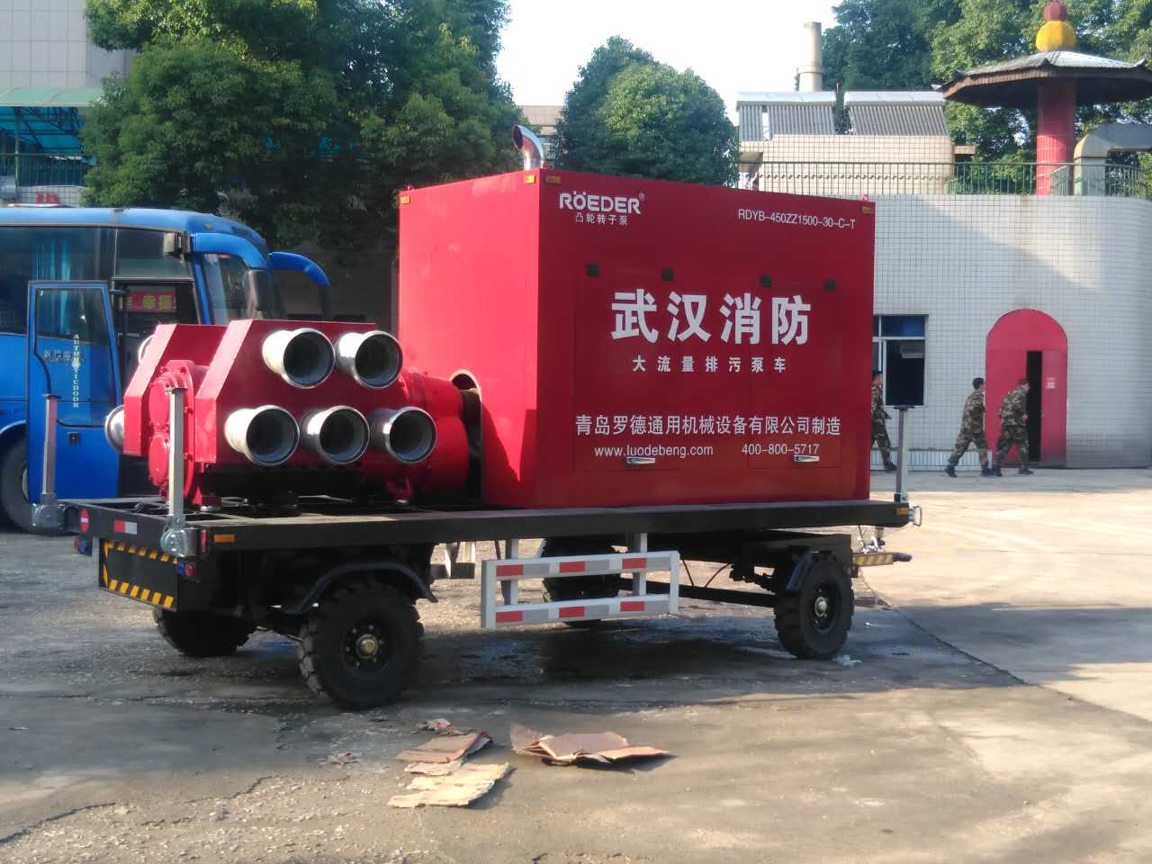 羅德大流量移動排污轉子泵車